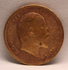 1\4 Anna 1909 Edward VII Bronze coins