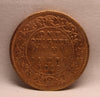 1\4 Anna 1909 Edward VII Bronze coins