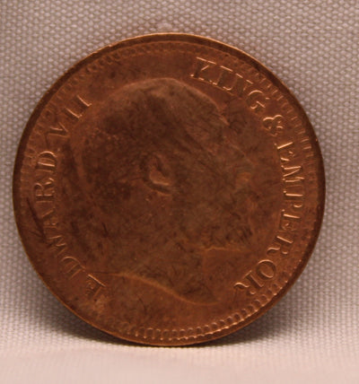 Half Pice 1909 Edward VII Bronze coins