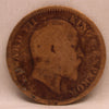 1\4 Anna 1910 Edward VII Bronze coins