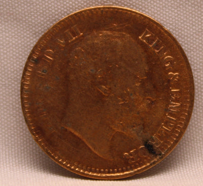 1\2 Pice 1910 Edward VII Bronze coins