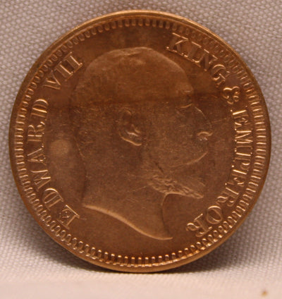 1\2 Pice 1910 Edward VII Bronze coins