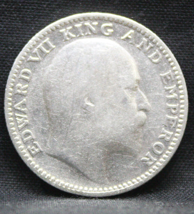 Half Rupee 1910 Edward VII Silver coins