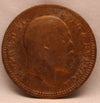 1\4 Anna 1910 Edward VII Bronze coins