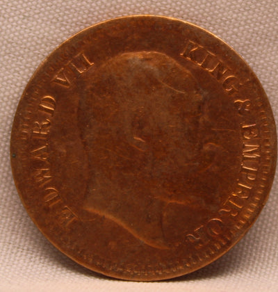 1\2 Pice 1910 Edward VII Bronze coins