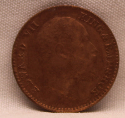 1\12 Anna 1910 Edward VII Copper coins