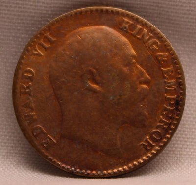 1\12 Anna 1910 Edward VII Copper coins