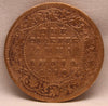 1\4 Anna 1910 Edward VII Bronze coins