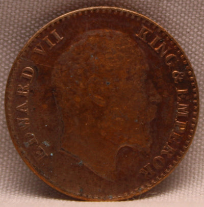 1\12 Anna 1910 Edward VII Copper coins