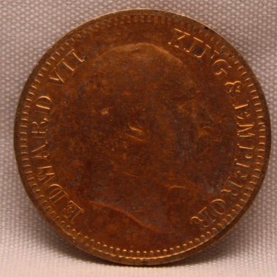 1\12 Anna 1910 Edward VII Copper coins