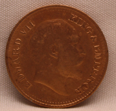 1\2 Pice 1910 Edward VII Bronze coins