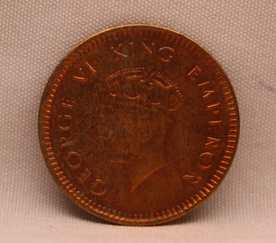 1\2 Pice 1938 George VI Bronze coins