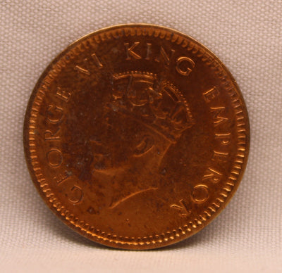 Half Pice 1940 George VI Bronze coins