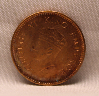 1\2 Pice 1940 George VI Bronze coins