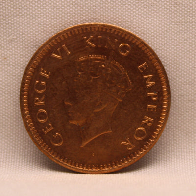 1\2 Pice 1940 George VI Bronze coins