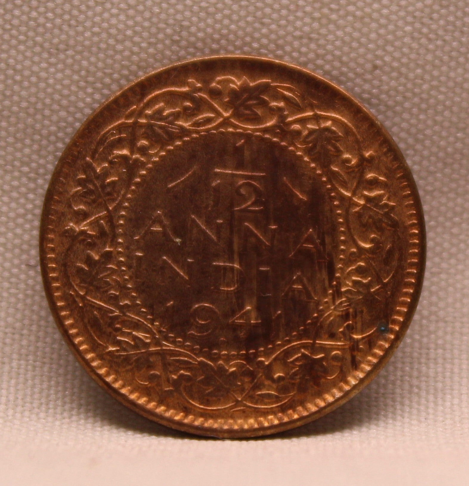 1/12 Anna 1941 George VI Bronze coins