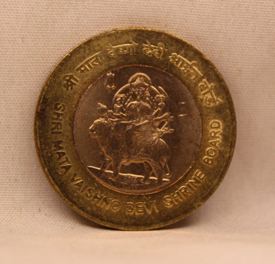 10 RS COIN SHRI MATA VAISHNO DEVI SHRINE BOARD HYDERABAD