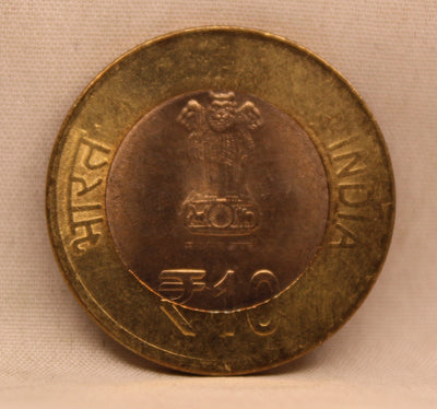 10 RS COIN SHRI MATA VAISHNO DEVI SHRINE BOARD HYDERABAD