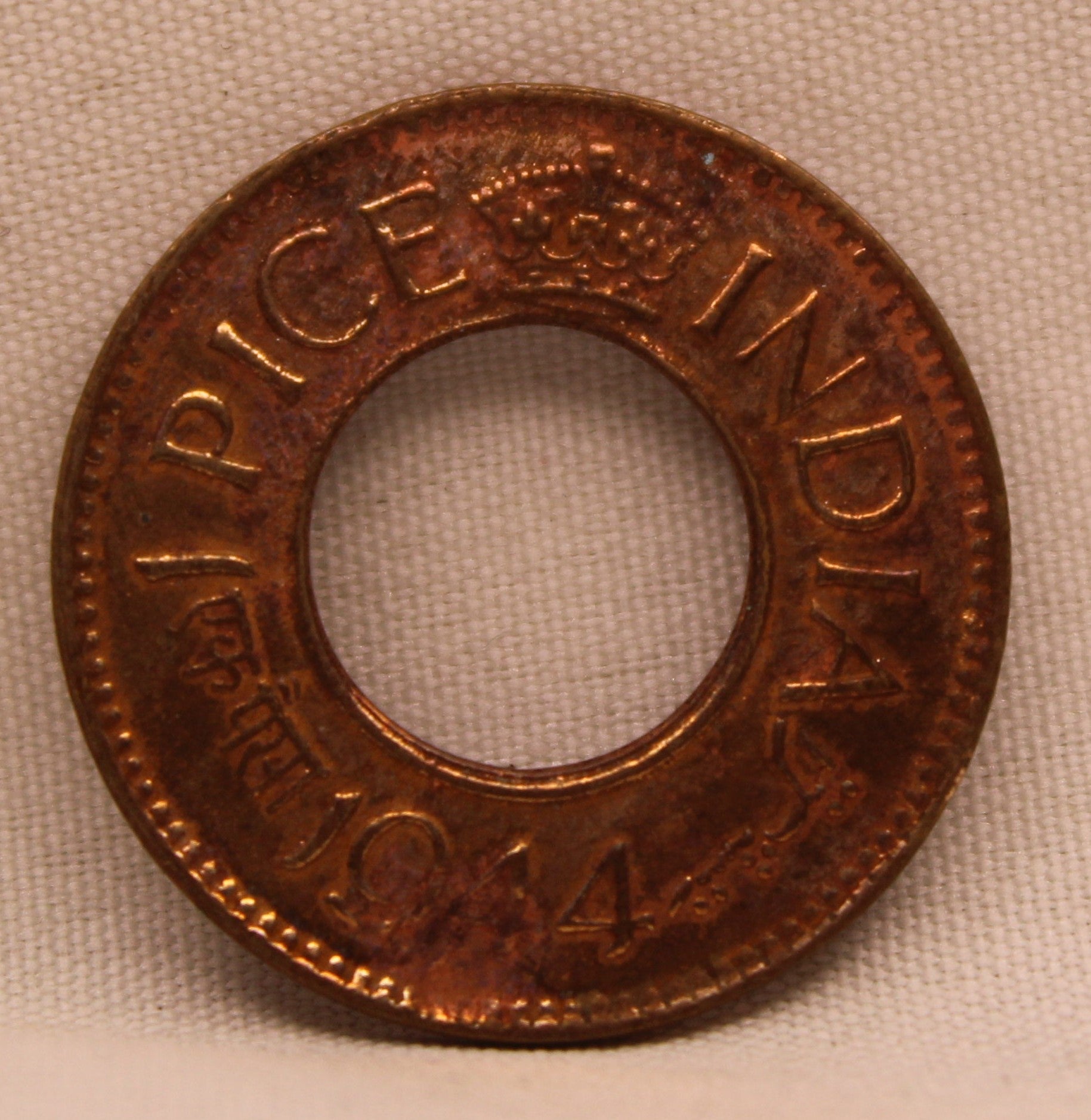 1 Pice 1944 George VI Copper coins