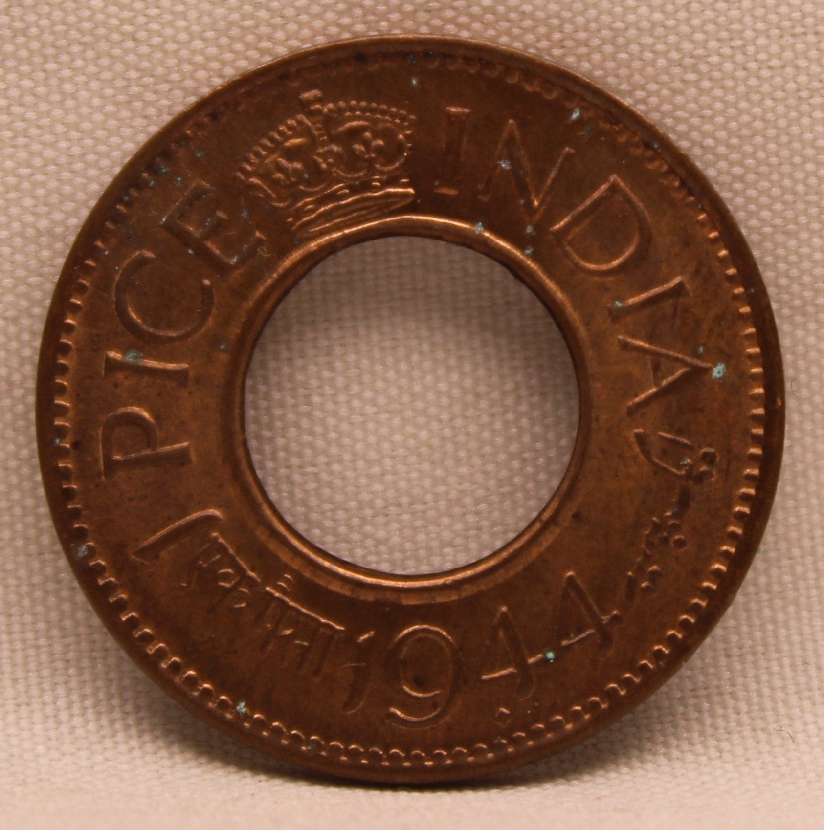 1 Pice 1944 George VI Copper coins