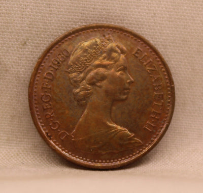 1/2 - New Penny - Elizabeth  - 1980