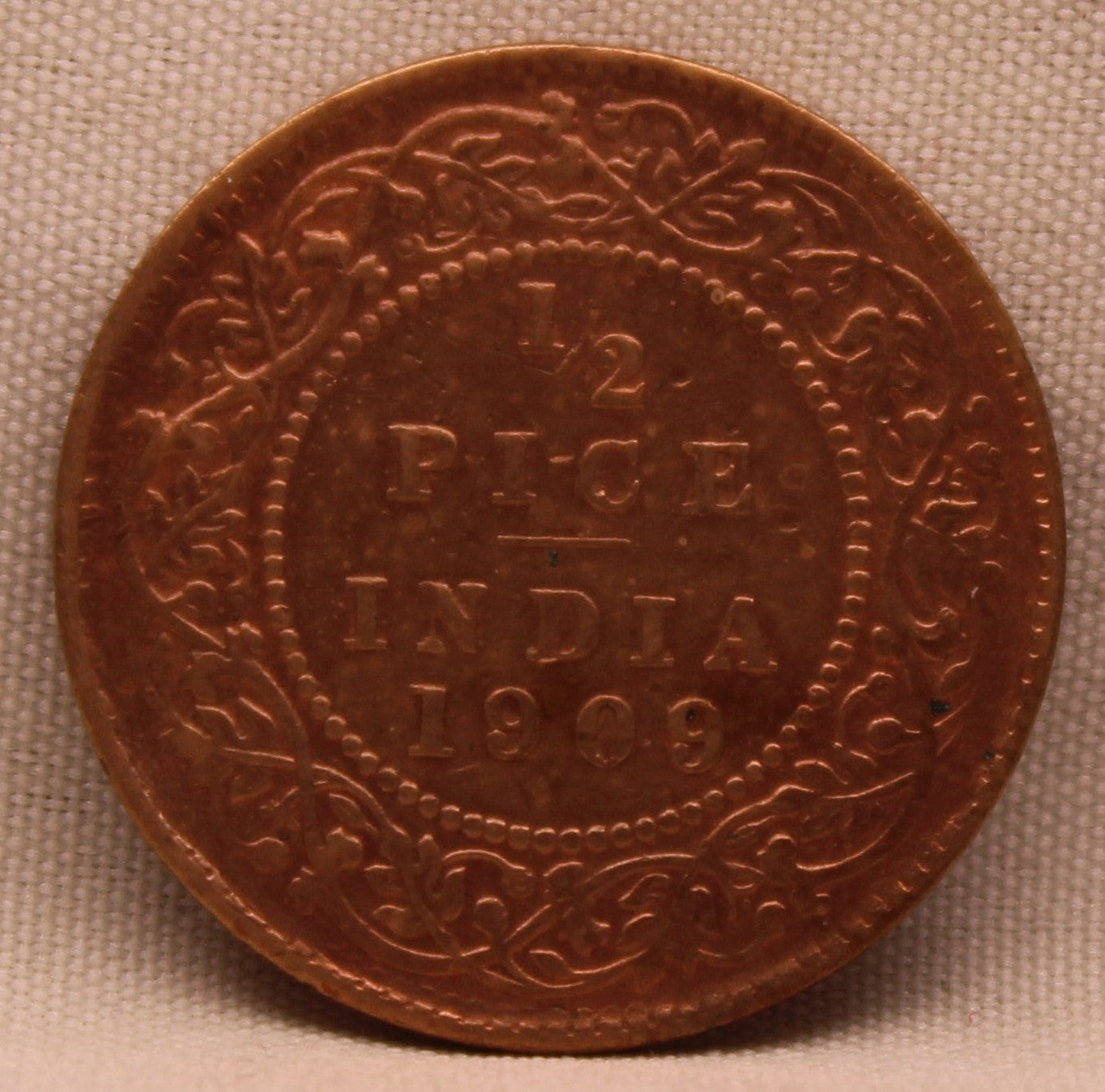 Half Pice 1909 Edward VII Copper Coins