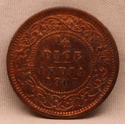 Half Pice 1903 Edward VII Copper Coins