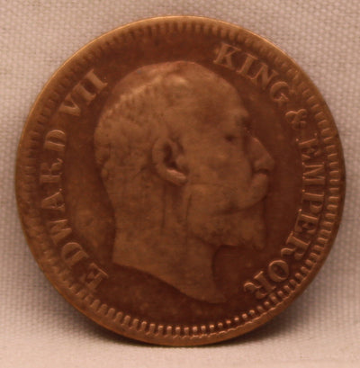 Half Pice 1909 Edward VII Copper Coins