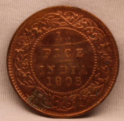 Half Pice 1908 Edward VII Copper Coins