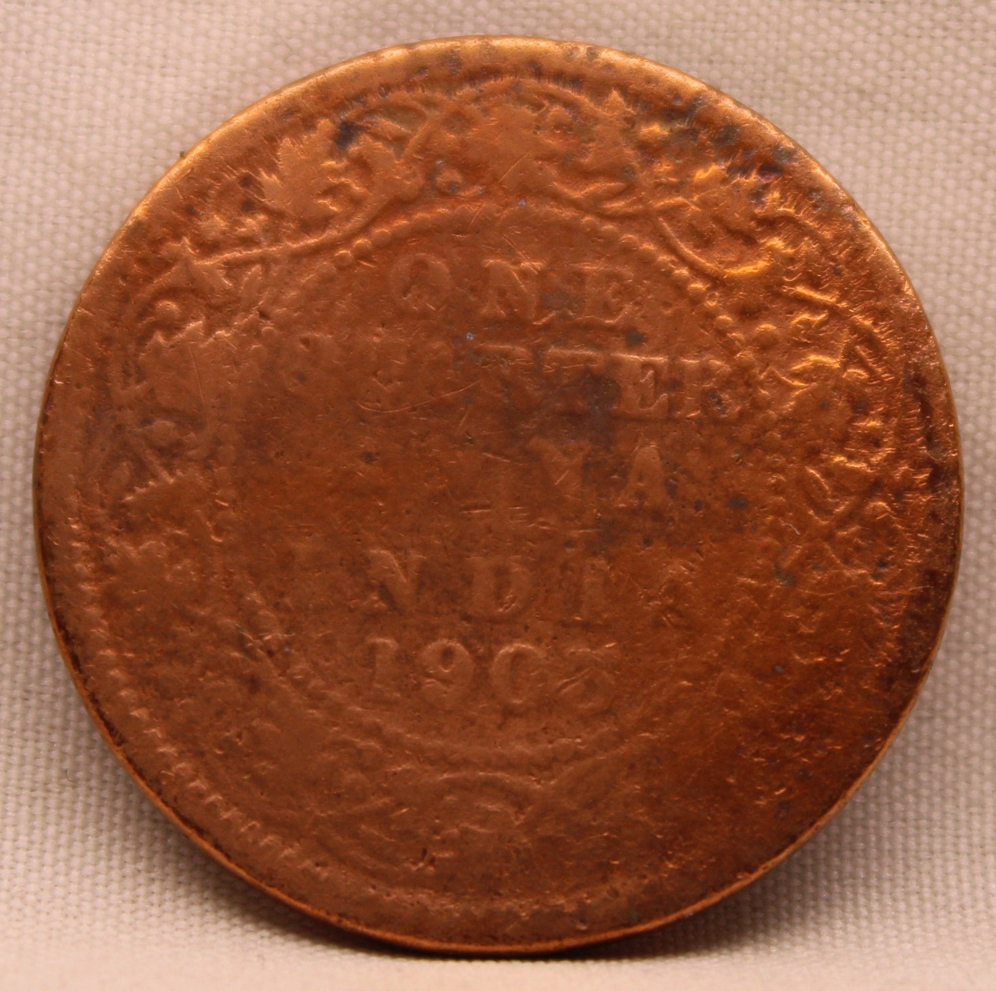 Quarter Anna 1903 Edward VII Copper Coins