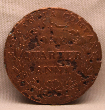 1/4 Anna 1835 East Indian Company Copper coin