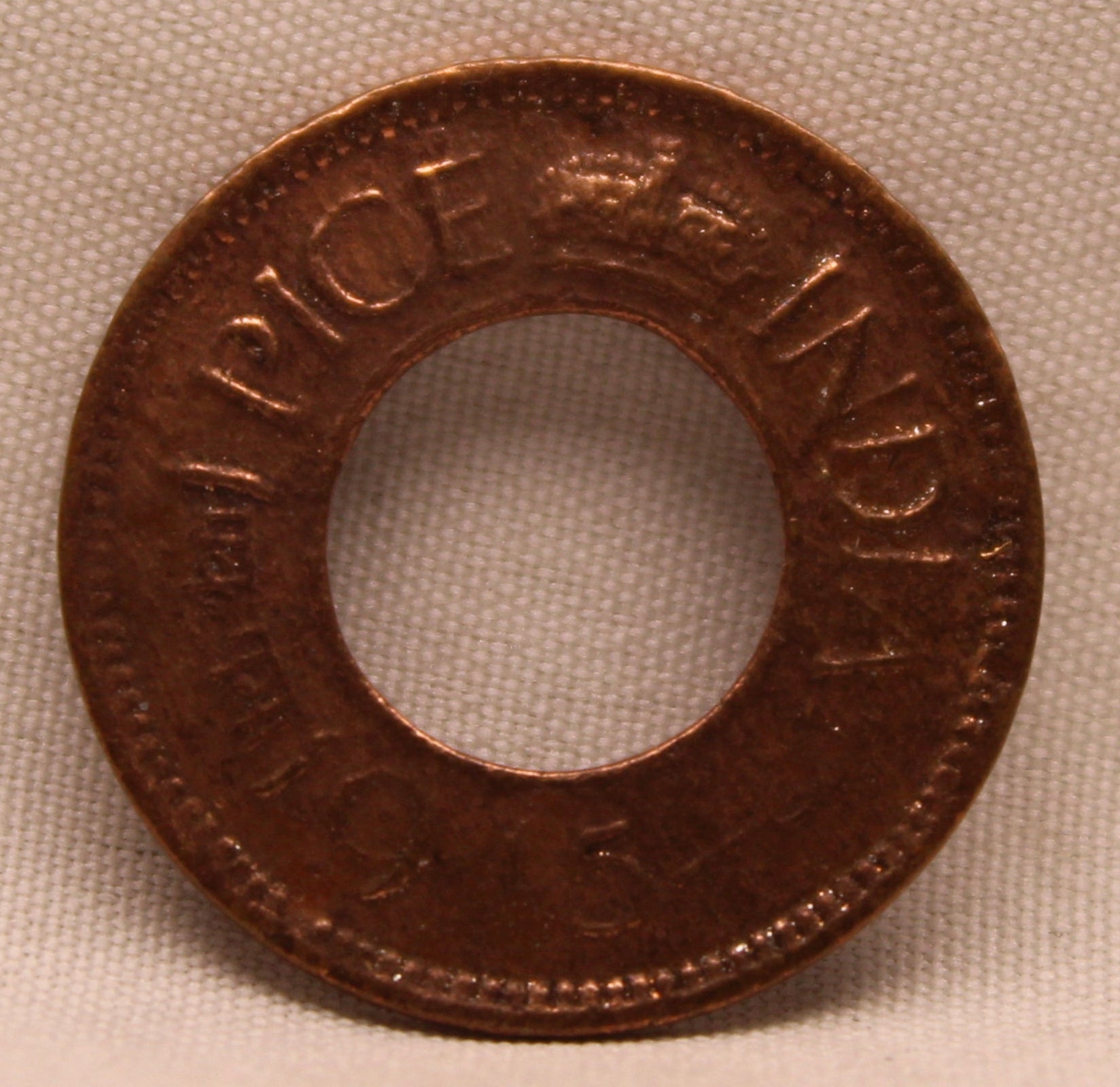 1 Pice 1943 George VI Copper coins