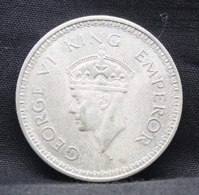 One Rupee 1943 George VI Silver coins