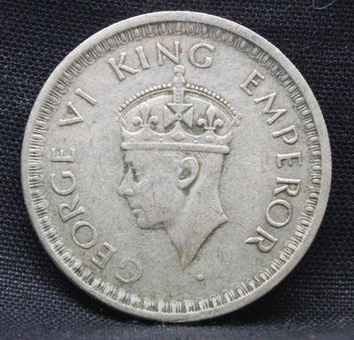 Half Rupee 1943 George VI Silver coins