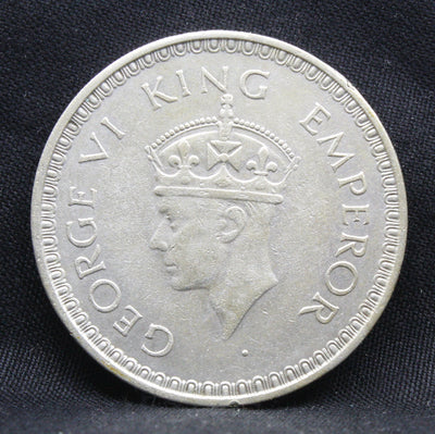 One Rupee 1943 George VI Silver coins