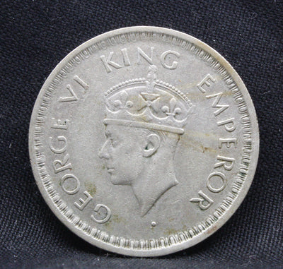 Half Rupee 1943 George VI Silver coins