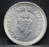 Quarter Rupee 1943 George VI Silver coins