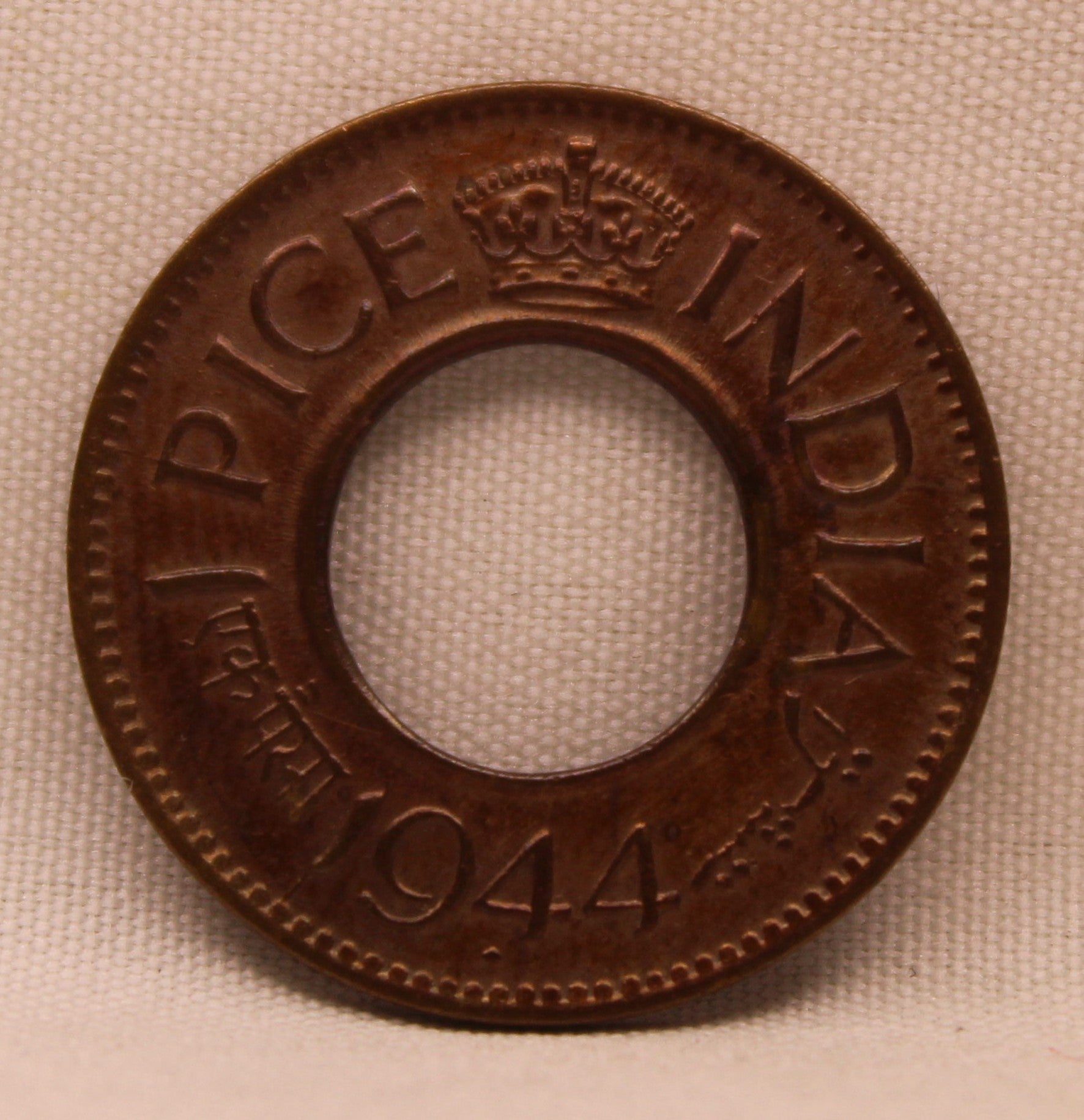 1 Pice 1944 George VI Copper coins