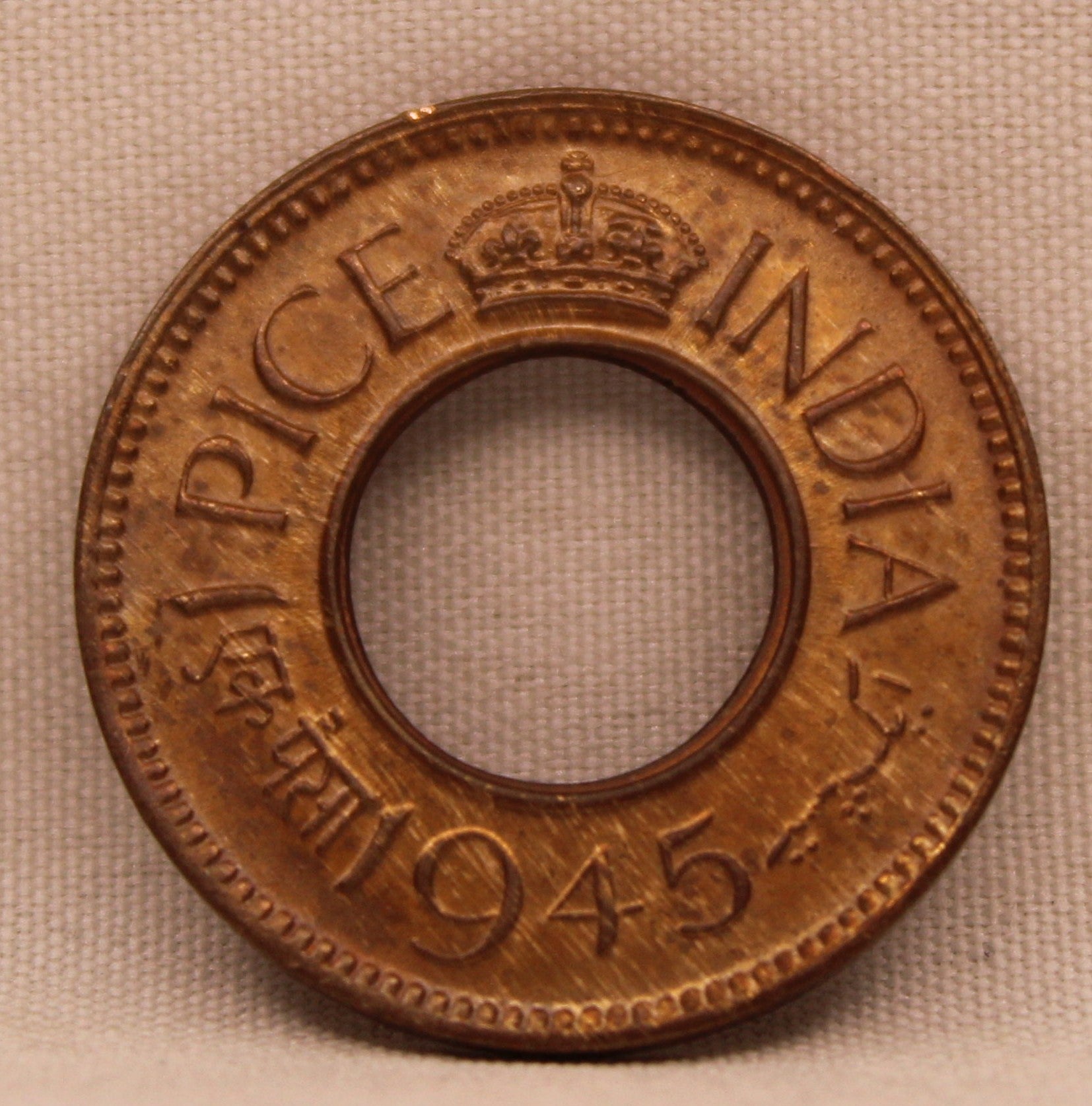 1 Pice 1945 George VI Copper coins