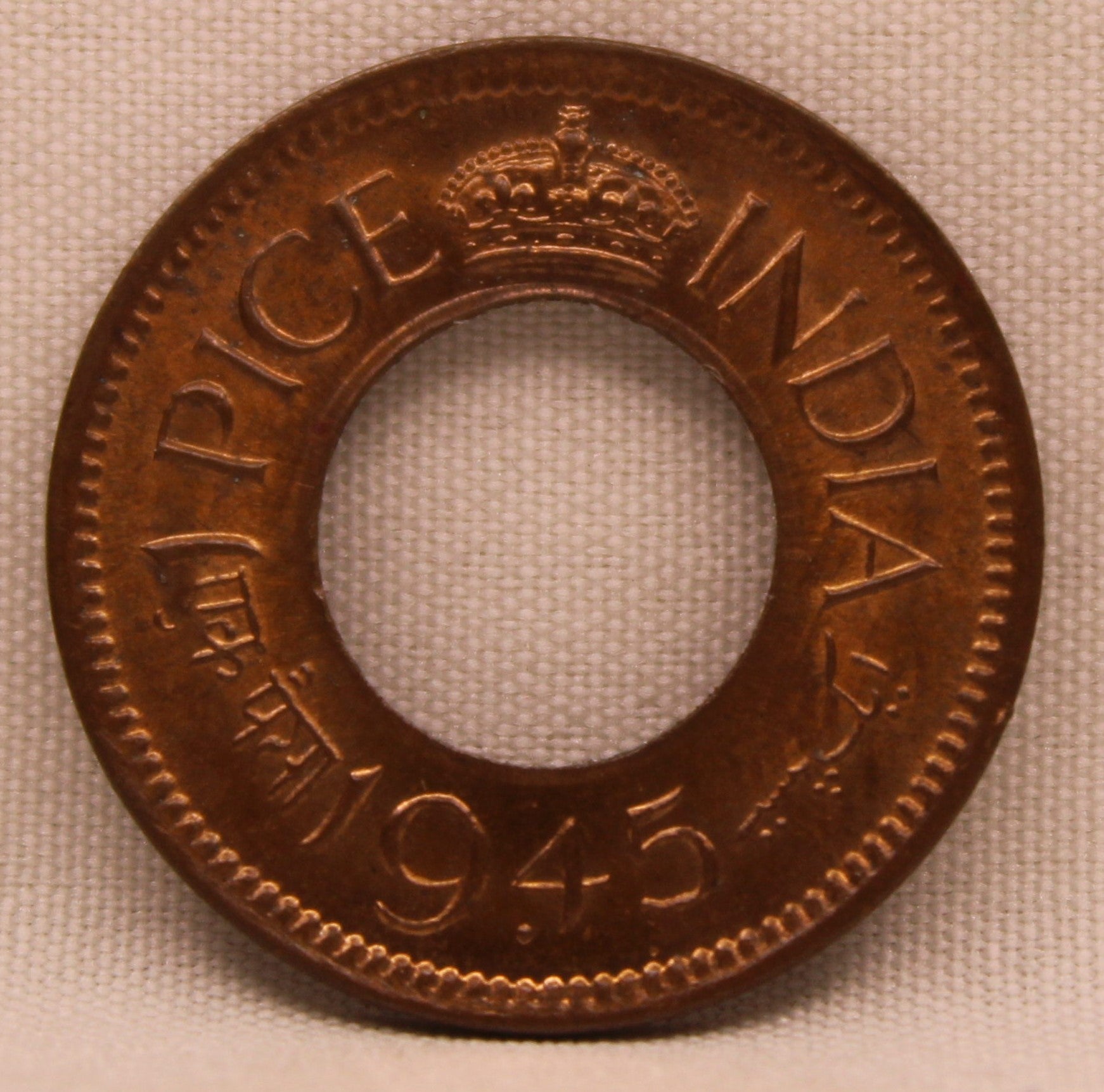 1 Pice 1945 George VI Copper coins