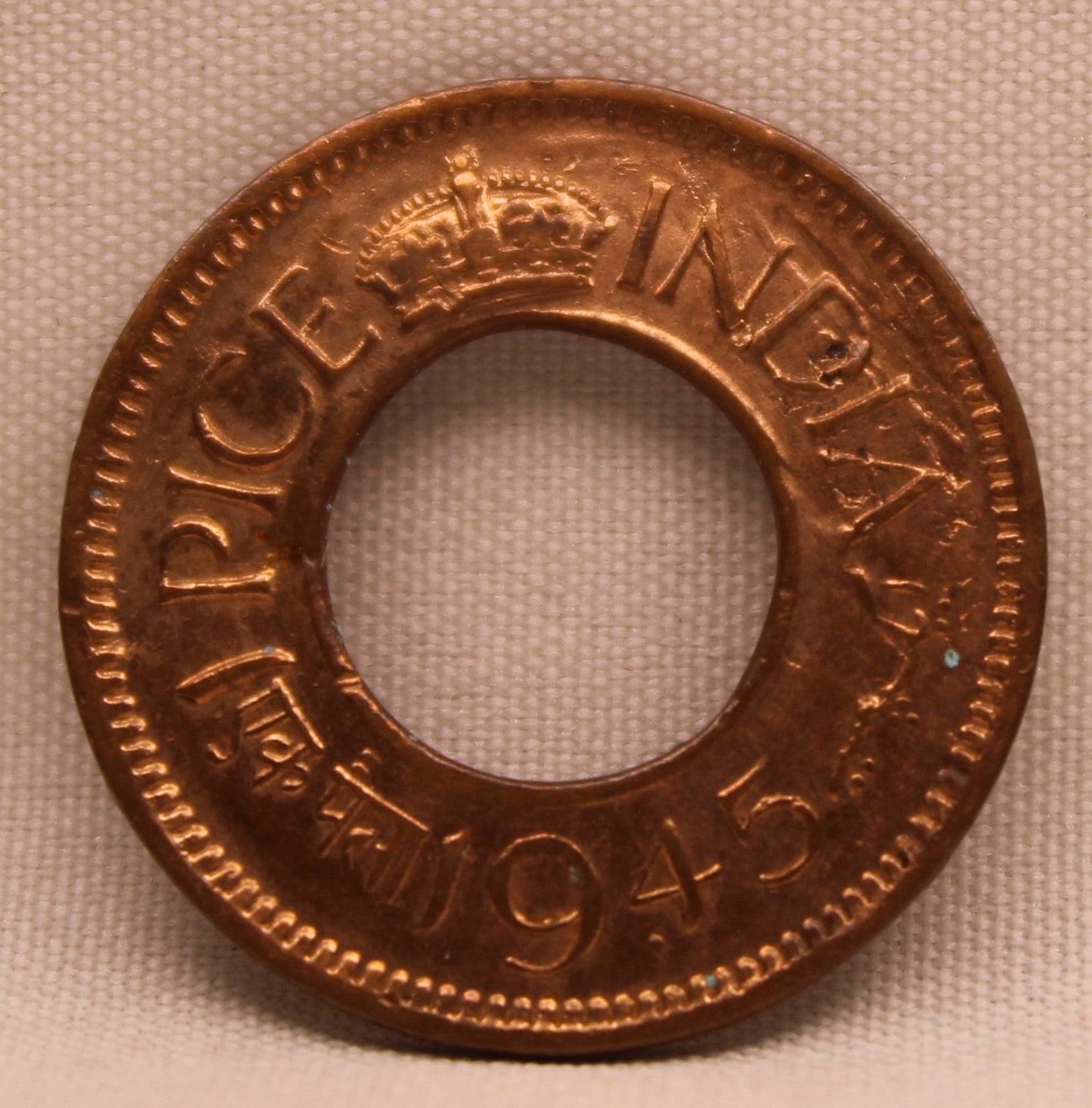 1 Pice 1945 George VI Copper coins