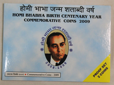 100 Rs Homi Bhabha Birth Centenary Year Commemorative Coins - 2009 - Mumbai