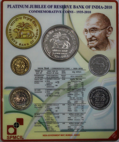 Platinum Jubilee Of Reserve Bank Of India - 2010