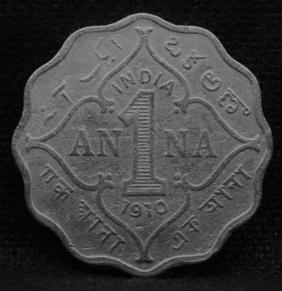 1 Anna Coin of King Edward VII of Bombay Mint of 1910