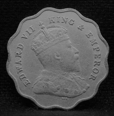 1 Anna Coin of King Edward VII of Bombay Mint of 1910