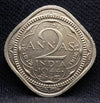 2 Annas 1944 George Vl Copper-Nickel coin