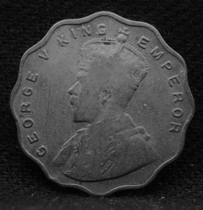 1 Anna 1935 George V Copper-Nickel coins