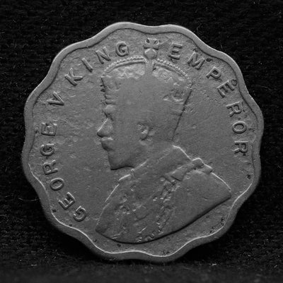 1 Anna 1935 George V Copper-Nickel coins