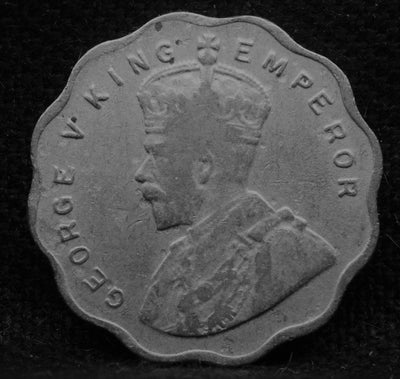 1 Anna 1934 George V Copper-Nickel coins