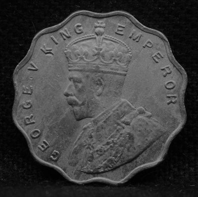 1 Anna 1935 George V Copper-Nickel coins